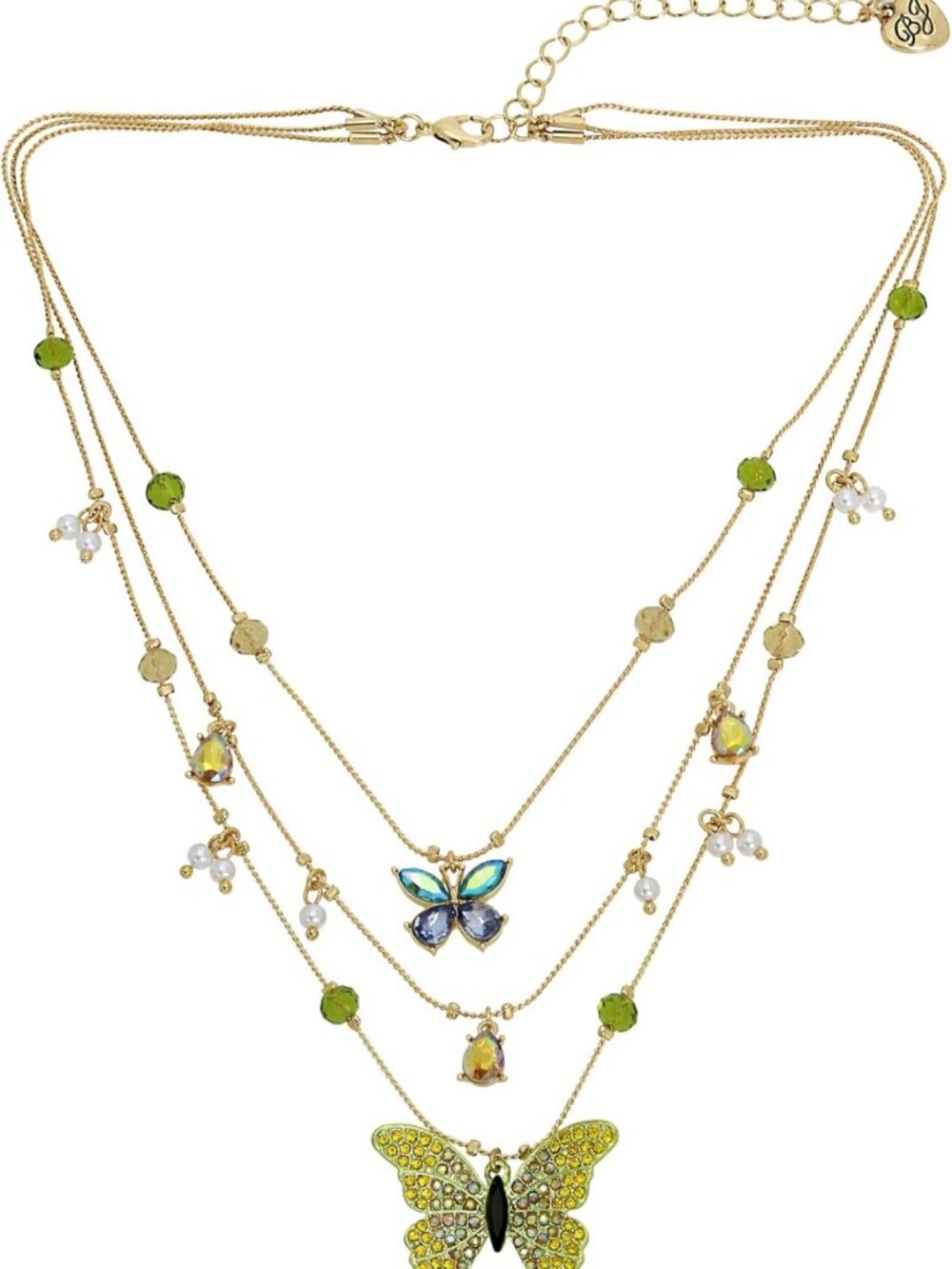 Charming Layered Butterfly Necklace for Women - Stylish Jewelry Accessory